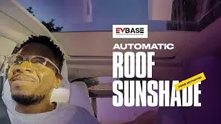 🚘 Tesla Model Y Juniper Hack! Automatic Voice-Activated Roof Sunshade 🌞 | EVBASE Install & Review