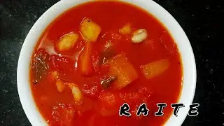 RAITA/sweet potato and papaya raita/रायता/Nawayath recipe/Zaayqa Nawayath