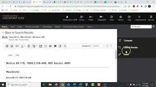 How do you find IRS Notices in Checkpoint?