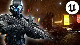 HALO in Unreal Engine 5 is AMAZING! | Gameplay | Dropzone (Halo ODST Fan Experience)