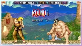 [Arcade] Super Street Fighter2x training12 VS Milanea #retro #capcom #ストリートファイター2
