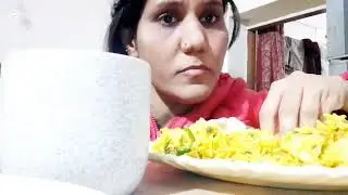 Aloo  palak vegetables Rice || potato spinach vegetables rice|| early breakfast with family|| Aj 