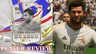 LONG SHOT!🎯 94 GREATS OF THE GAME ICON Xabi Alonso Player review - EA FC 24