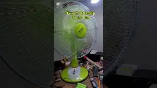 12v dc solar fan #electronic #dcfan #solarfan #charger #chargerfan #battery
