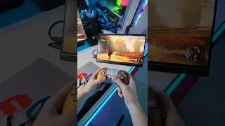 Вы играете в игры на телевизоре или мониторе? 👋 Как насчет портативного монитора? 🤔 #Игры #PS5 #и...