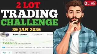 Live Trading | Scalping Profit Booking | Nifty Live Analysis | Nifty & Banknifty Analysis 29 JAN .