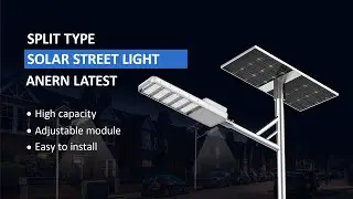 Anern 2021 Latest All In Two Solar Street Light