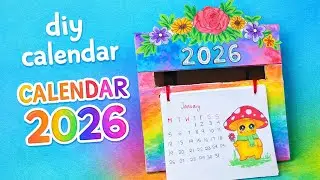 Diy calendar 2026 || new year special beautiful calendar making tutorial 