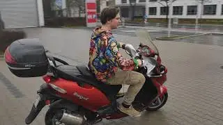 Kymco Grand Dink 50. Первые пробы.