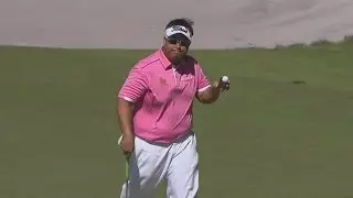 Aphibarnrat makes birdie with the World Cup's most creative Shot of the Day