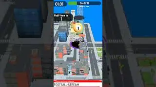 Игра Черная дыра (Hole.io). Захват территории - 96%