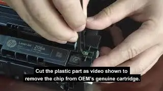Chip install video of W2110&W2310