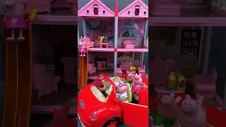 Satisfying with Unboxing & Review Peppa Pig Castle Slide Toys ASMR #toys #peppapig #satisfying