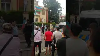Armenian protest in Prague at the Azeri embassy 5