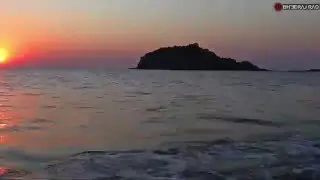 First Sunset of 2016 at Majali Beach, Karwar