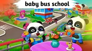 Baby Bus School Cartoon😹😹 Bus Wheels On The Bus। Magic School Bus Baby Chicks।