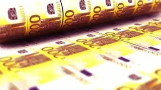 No Copyright Paper Currency Note Printing Machine | Stock Footage Video | Royalty Free