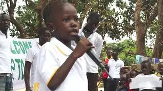 A Greeting To All Develop Africa Family Members From A Little Girl In Freetown, Sierra Leone