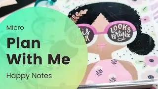 PLAN WITH ME | MICRO HAPPY PLANNER |SIMPLY LOVELY | STICKER BOOK | AUSSIE PLANNER