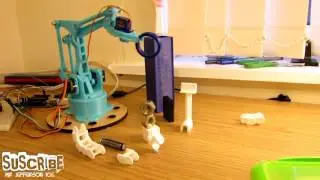 ✔  Arduino Robotic arm controlled with app