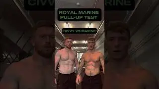 ROYAL MARINE PULL-UP TEST 💥 #pullups #royalmarine #marines #commando #gym