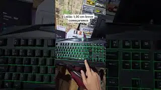 Teclado dispon&iacute;vel, tudo funcionando 1,00 de lance inicial