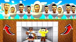 Can This Bunker Will Survive Skibidi Attack In Minecraft..😨