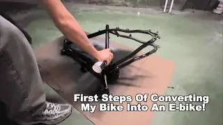 First Steps Of Converting My Bike Into An E-bike!