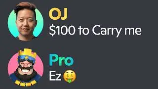 I paid $100 to a pro to boost me