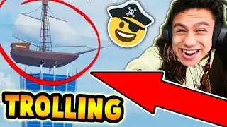 TROLLING CRIMINALS WITH A PIRATE SHIP IN JAILBREAK?! (Roblox Jailbreak)