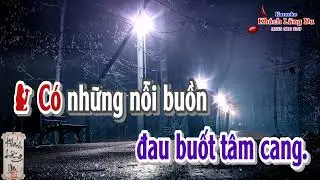 Karaoke song ca, THƯƠNG CẢM MỢ NĂM. Tác giả: Khách Lãng Du.