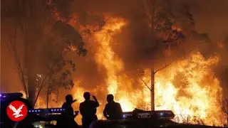 Huge wildfire forces evacuations in northern Madrid