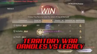 TERRITORY WAR DANDLES VS LEGACY - PERFECT WORLD VNG