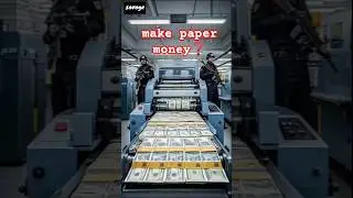 it turns out this is how to make paper money ❓