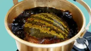 EXPERIMENT Boiling Watermelon For 10 Hours. And Eating
