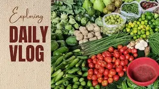 Discover the vibrant charm of an Indian local vegetable and fish market! (ভারতের সবজি ও মাছের বাজার)
