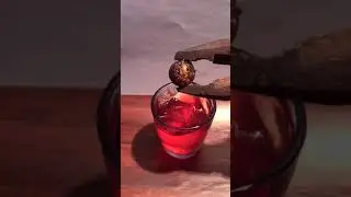 Red Jelly Vs Fire Ball 🔥 Experiment #shorts