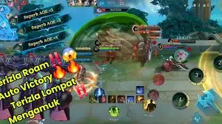TERIZLA ROAM NGAMUK ‼️🔥💣 Musuh Kecil-Kecil Auto Mental | Pasang Badan Brutal | Mobile Legends