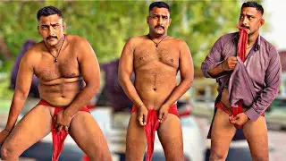 How Pehlwans Wear Langot for Pure Desi Workouts 💪 | No Gym, Just Tradition!