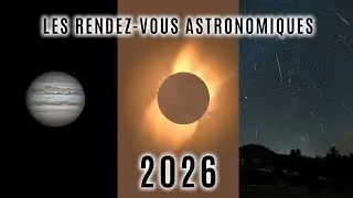 Les évènements astronomiques à ne pas manquer en 2026  🌞🌛 🌠