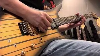￼Schecter Synyster Gates Custom-S Sustainiac & Floyd Rose - Satin Gold Burst