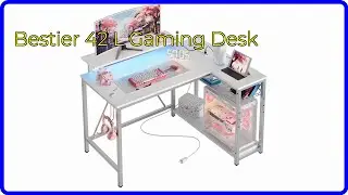 REVIEW (2026): Bestier 42 L Gaming Desk. ESSENTIAL details.