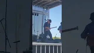 JP Soars plays #rockblues on #cigarboxguitar on #verobeach #bluesfestival