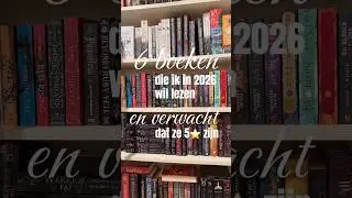 6 boeken die ik wil lezen in 2026 ⭐️ #boekaanbevelingen #booktube #boektube #booktok #booktubetbr