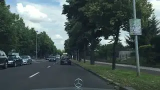 Mercedes w124 C124 230E Coupe - Fahrt durch Magdeburg