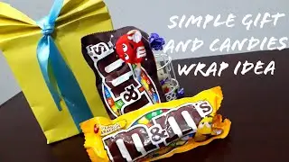 DIY crafts: Gift wrap idea ! | paper crafts| paper gift bag for small gifts and candies