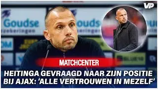 HOEVEEL VERTROUWEN heeft de AJAX-DIRECTIE in AJAX-TRAINER HEITINGA?🤔