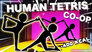 HUMAN TETRIS | Immersive Interactive Warm Up -400 kcal | Part 3
