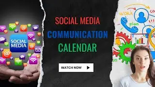 social media communication calendar