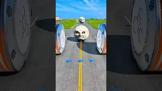 Colourfull Big & Small Cars vs Hydraulic Crush -BeamNG.drive #car #usa #usashorts #trending